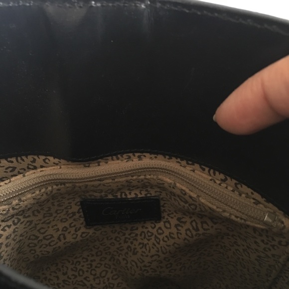 Cartier Bags Cartier Black Leather One Strap Backpack Poshmark